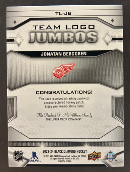 Jonatan Berggren Team Logo Jumbo Jersey Patch - 2023/24 Black Diamond