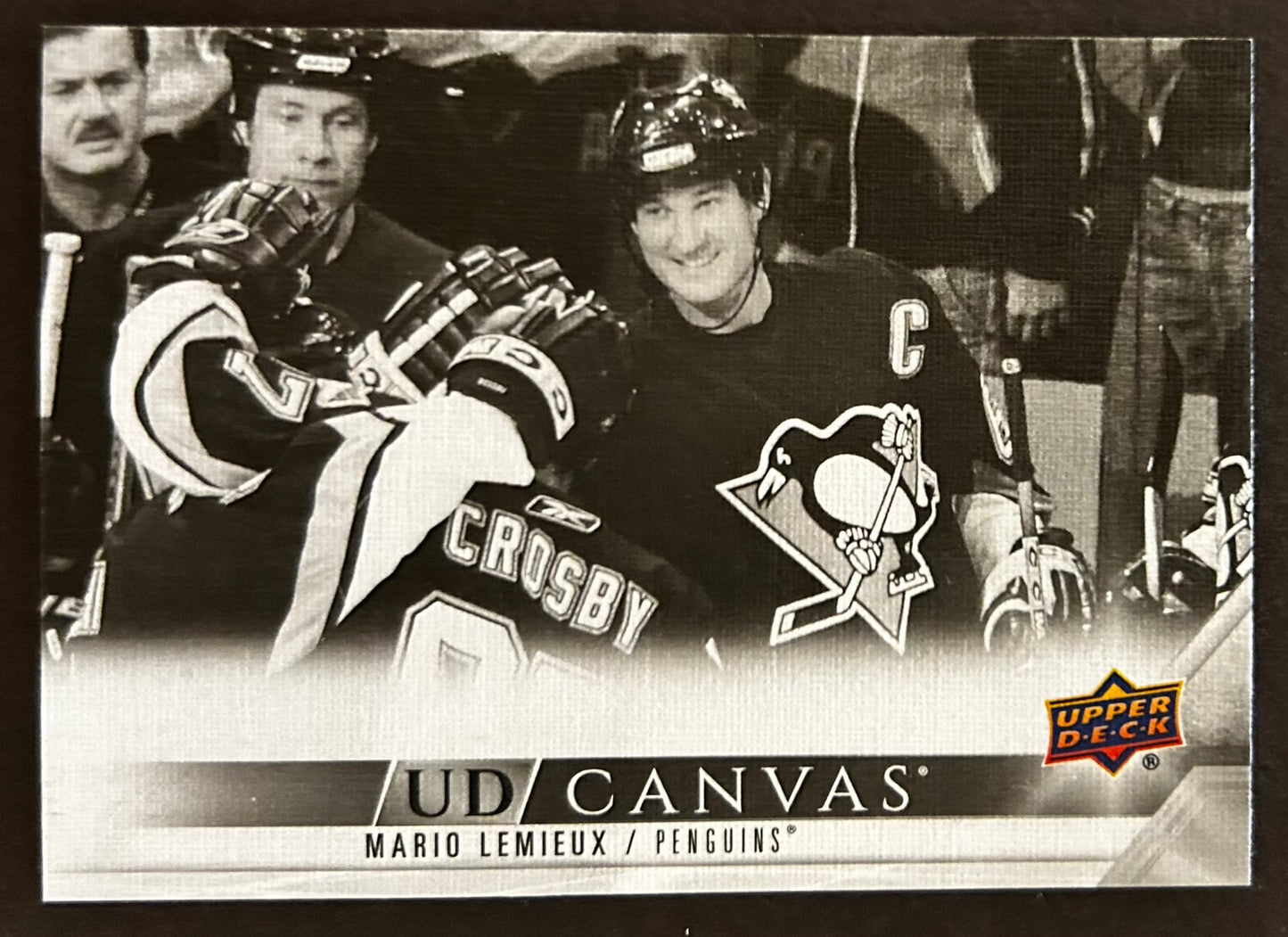 Mario Lemieux UD Canvas B&W - 2022/23 Extended Series