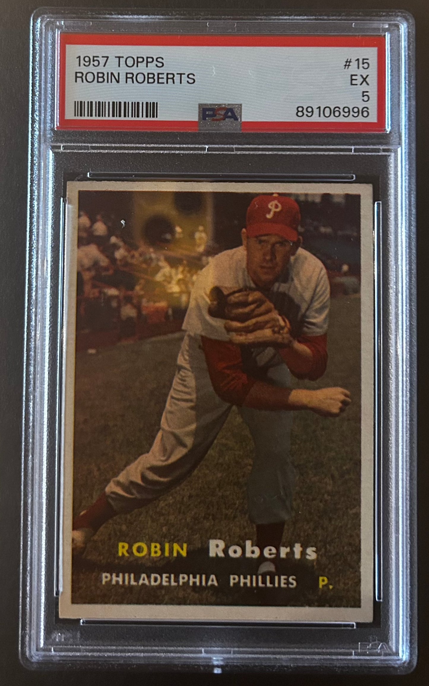 Robin Roberts - PSA 5 - 1957 Topps