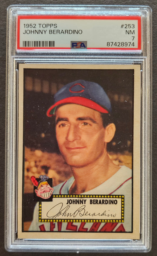 Johnny Berardino #253 Graded PSA 7 - 1952 Topps