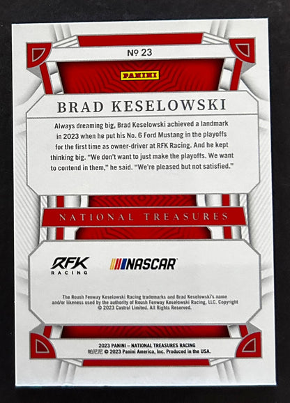 Brad Keselowski /25 - 2023 Panini National Treasures 