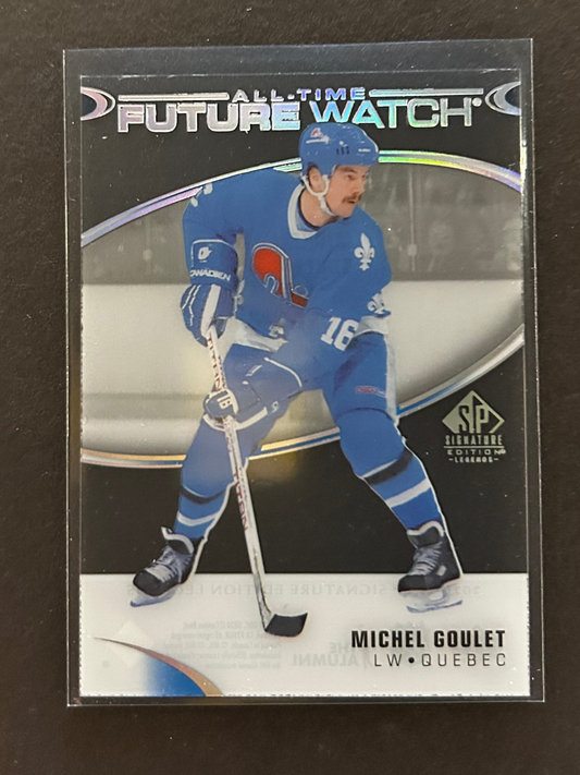 Michel Goulet All Time Future Watch Clear Cut - 2020/21 SP Signatures