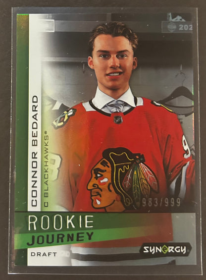 Connor Bedard Rookie Journey /999 - 2023 Synergy