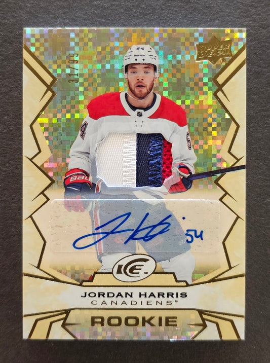 Jordan Harris Rookie Patch Auto /99 - 4 Color Patch - 2022/23 Ice