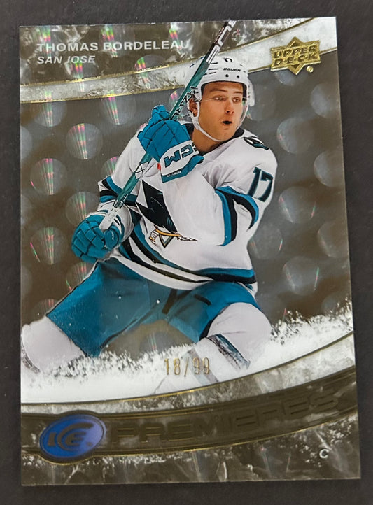 Thomas Bordeleau Premieres /99 - 2022/23 UD Ice