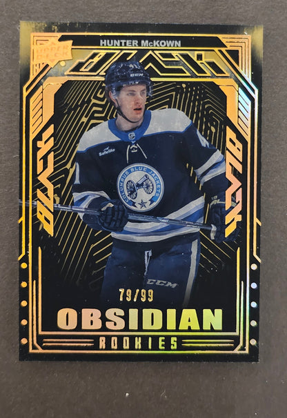 Hunter McKown Obsidian Rookies /99 - 2023/24 SPX 