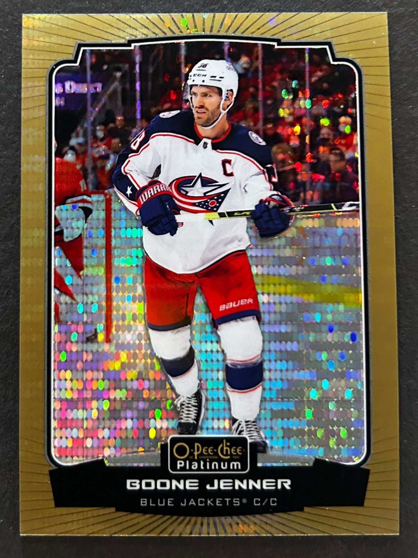 Boone Jenner Seismic Gold /50 - 2022 O-Pee-Chee Platinum