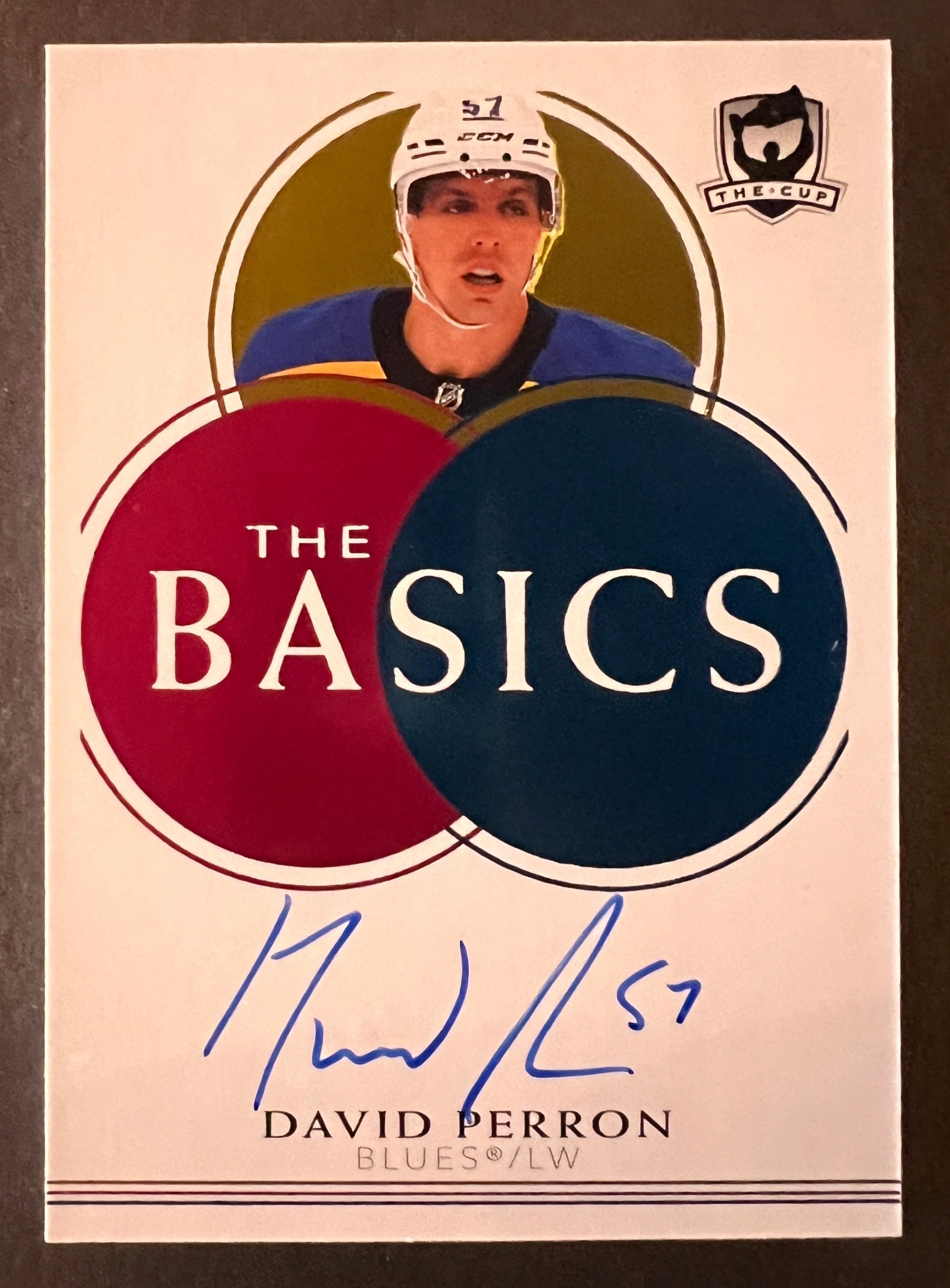 David Perron The Basics Auto - 2021/22 The Cup