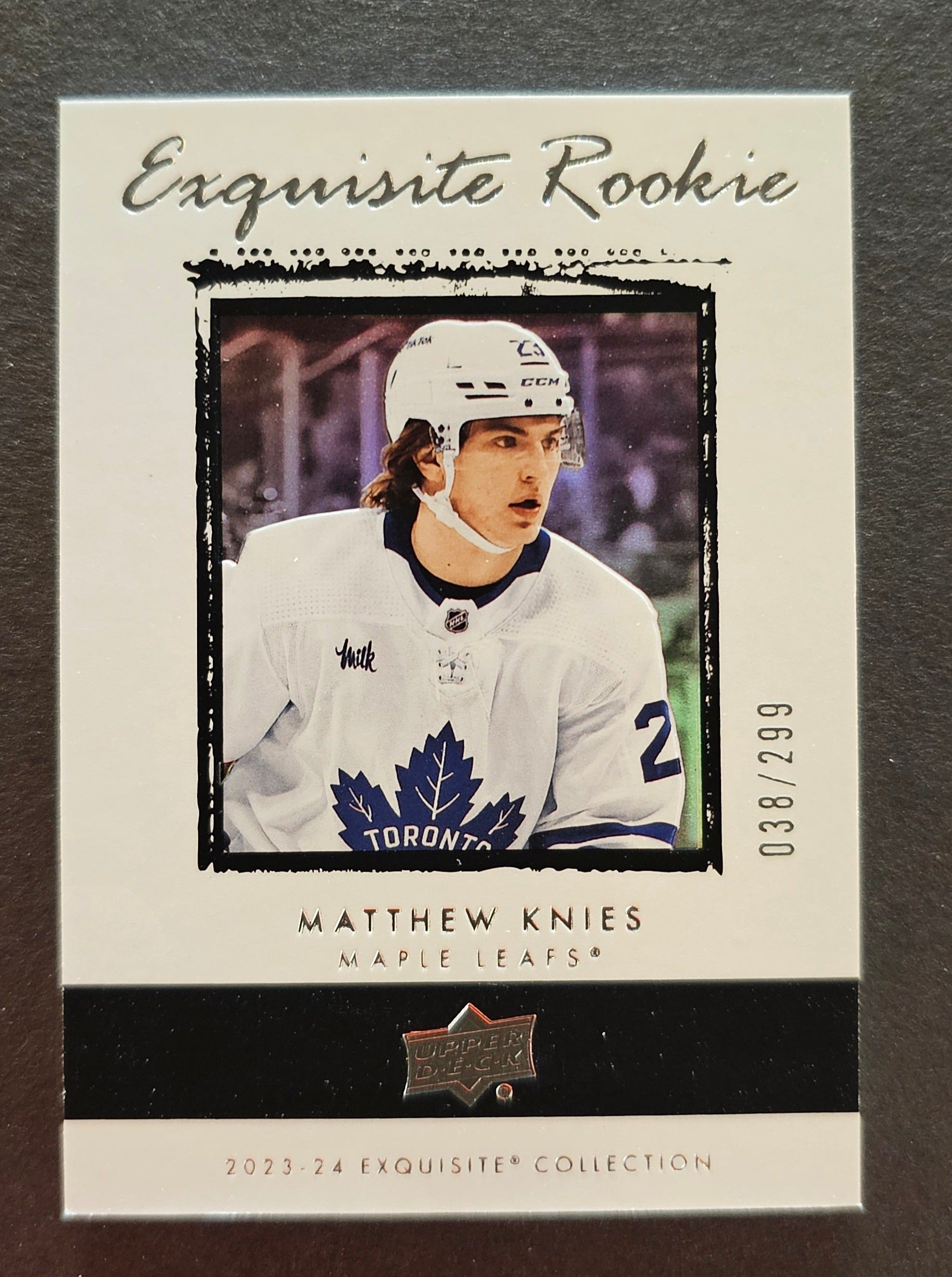 Matthew Knies Exquisite Rookie /399 - 2023/24 Exquisite Collection