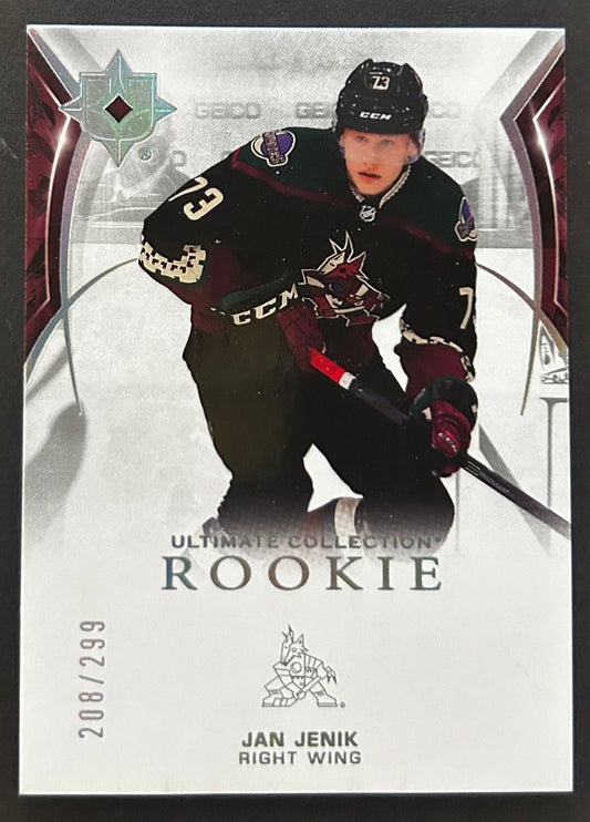 Jan Jenik Ultimate Collection Rookie /299 - 2021/22 Ultimate Collection