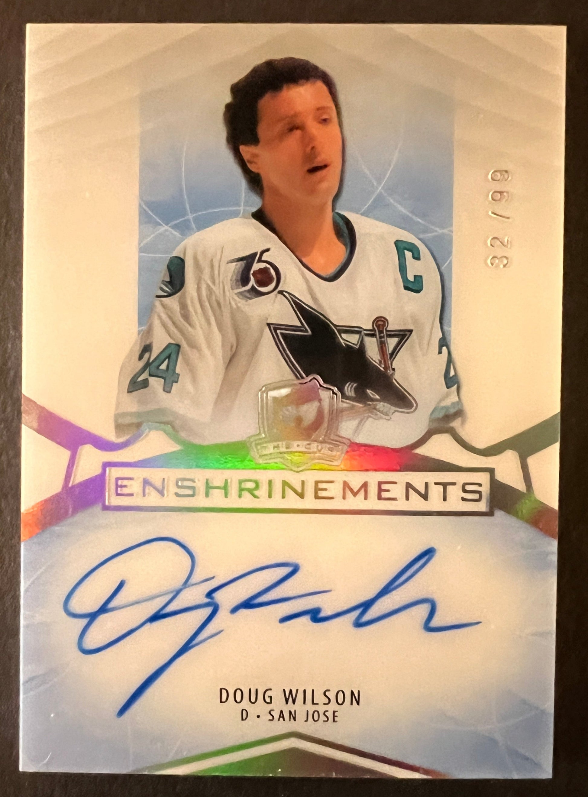 Doug Wilson Enshrinements Auto /99 - 2020/21 The Cup