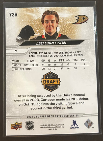 Leo Carlsson Draft - 2023/24 Extended Series 