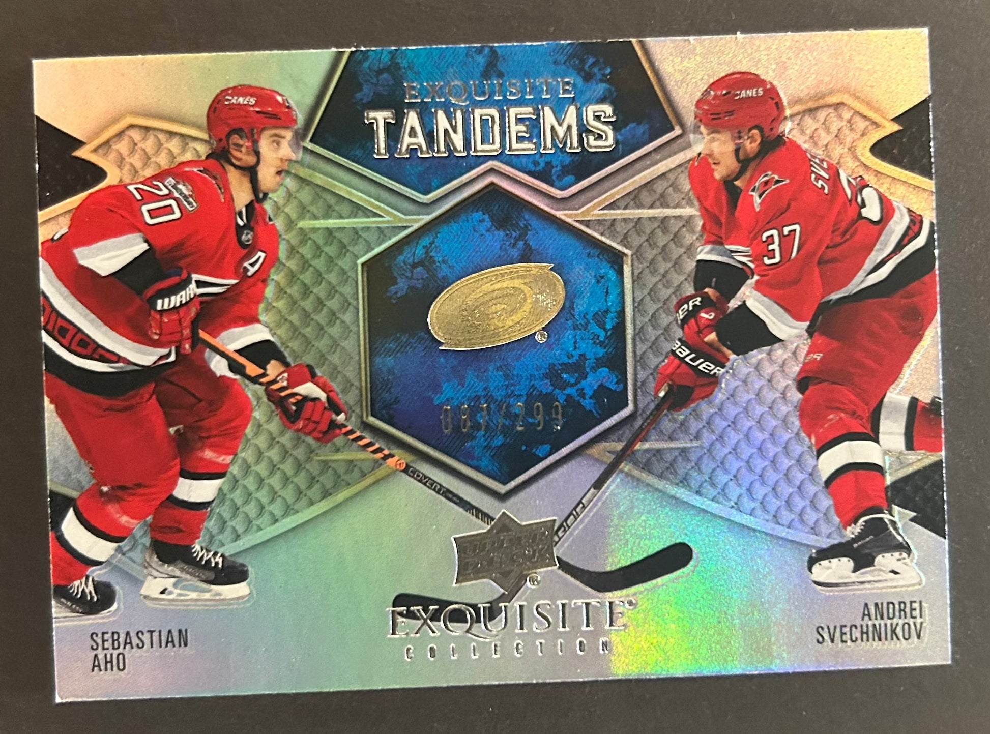 Sebastion Aho / Andrei Svechnikov Exquisite Tandems /299 - 2023/24 Equisite Collection