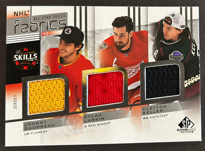 Gaurdreau / Larkin / Keller All Star Skills Fabrics Trio Jersey - 2022/23 SP Game Used