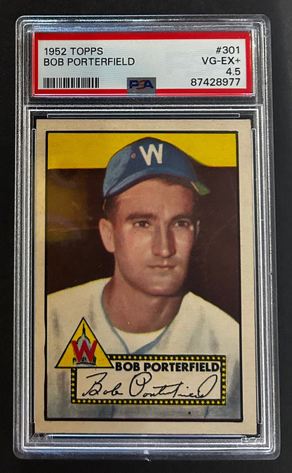 Bob Porterfield - PSA 4.5 - 1952 Topps