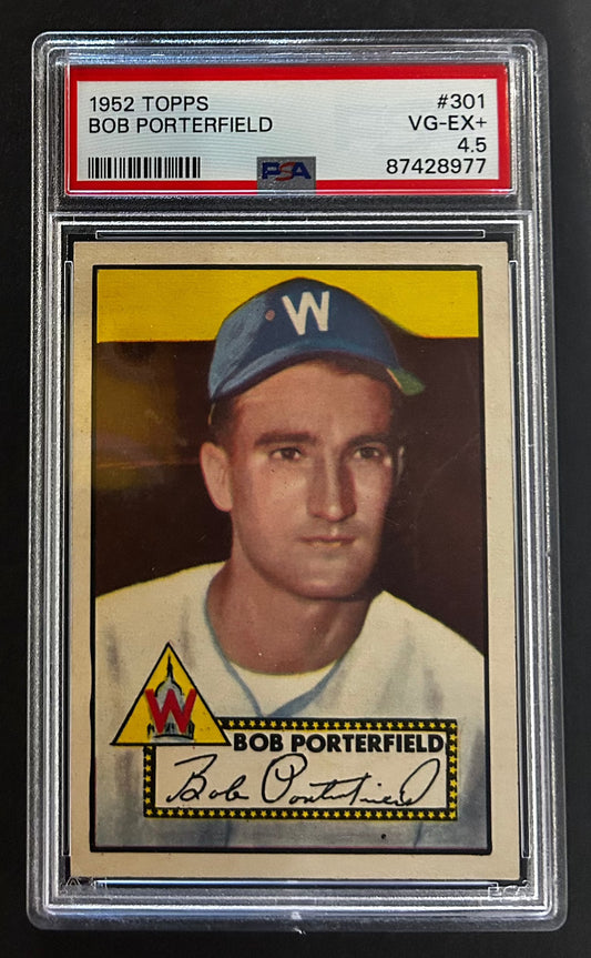 Bob Porterfield - PSA 4.5 - 1952 Topps