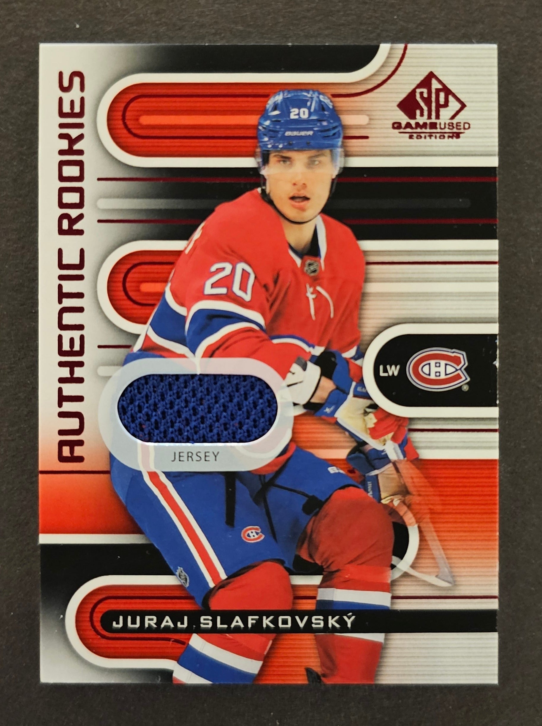 Juraj Slafkovsky Authentic Rookies Jersey - 2022/23 SP Game Used