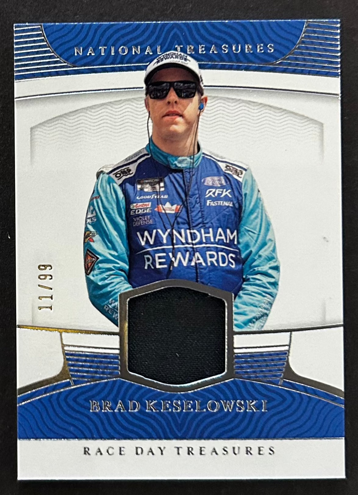 Brad Keselowski Race Day Treasures Firesuit Patch /99 - 2023 National Treasures