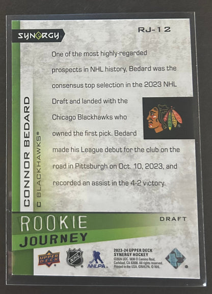 Connor Bedard Rookie Journey /999 - 2023 Synergy