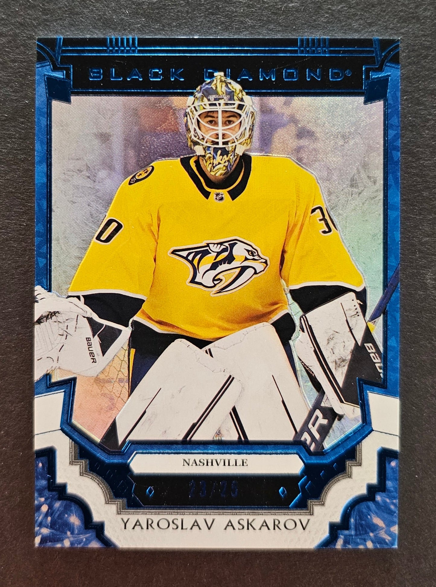 Yaroslav Askarov Base Blue /25 - 2023/24 Black Diamond