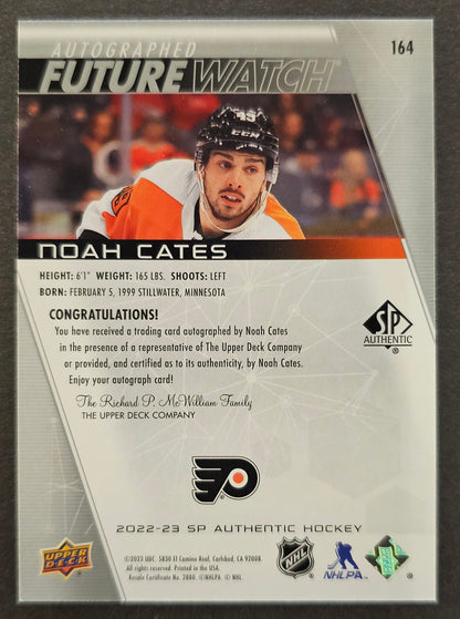 Noah Cates Future Watch Auto /999 - 2022/23 SP Authentic