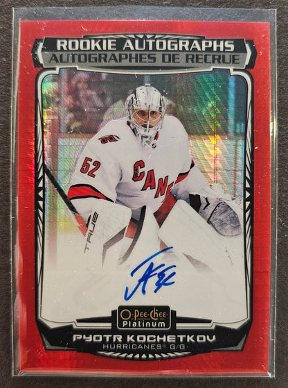 Pyotr Kochetkov Rookie Autographs Red Prism /50 - 2022/23 O-Pee-Chee Platinum