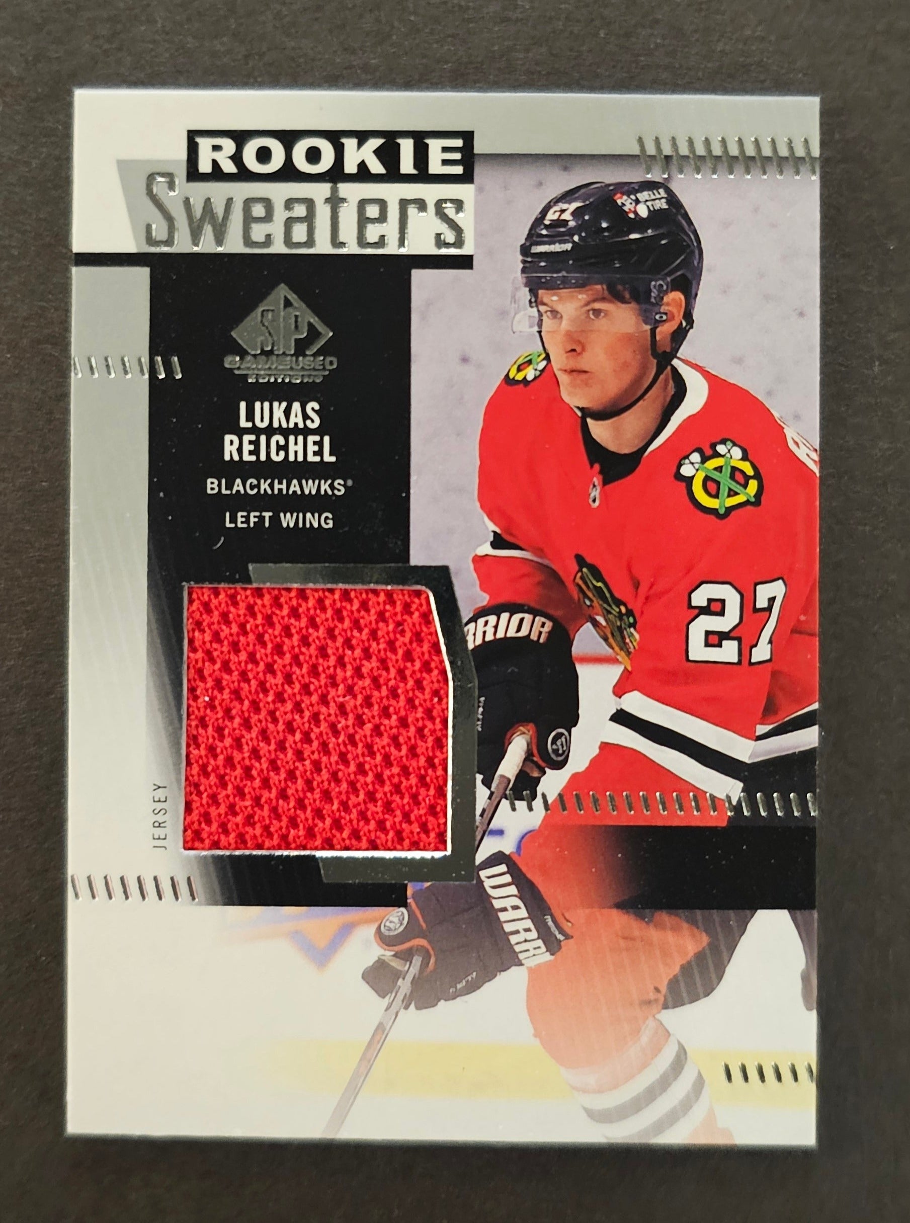 Lukas Reichel Rookie Sweaters Jersey - 2022/23 SP Game Used