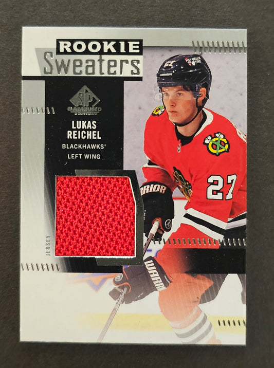 Lukas Reichel Rookie Sweaters Jersey - 2022/23 SP Game Used