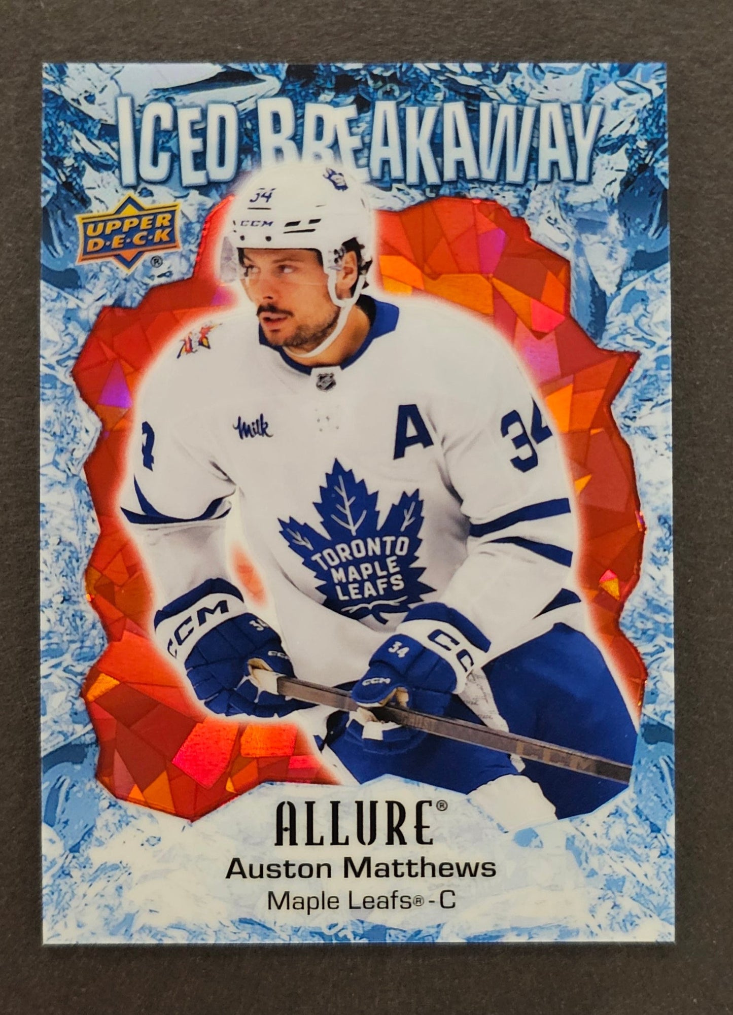 Auston Matthews Iced Breakaway Red /99 - 2023/24 Allure