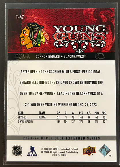 Connor Bedard Young Guns Retro - 2023/24 Extended Series