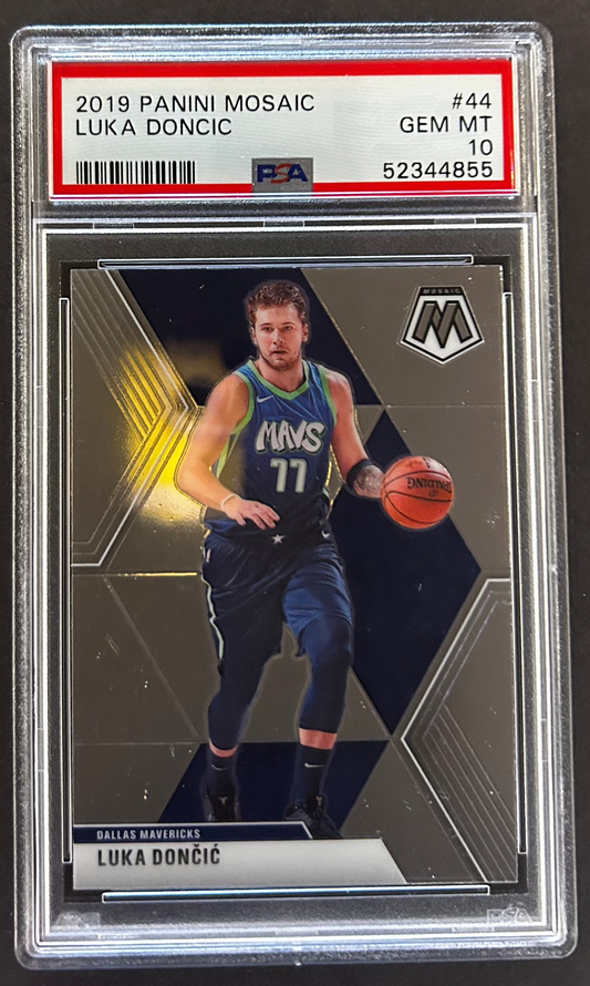 Luca Doncic - PSA 10 - 2019/20 Panini Mosaic