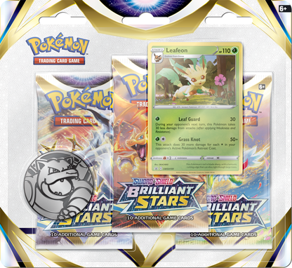 Pokemon Brilliant Stars 3Pk Blister