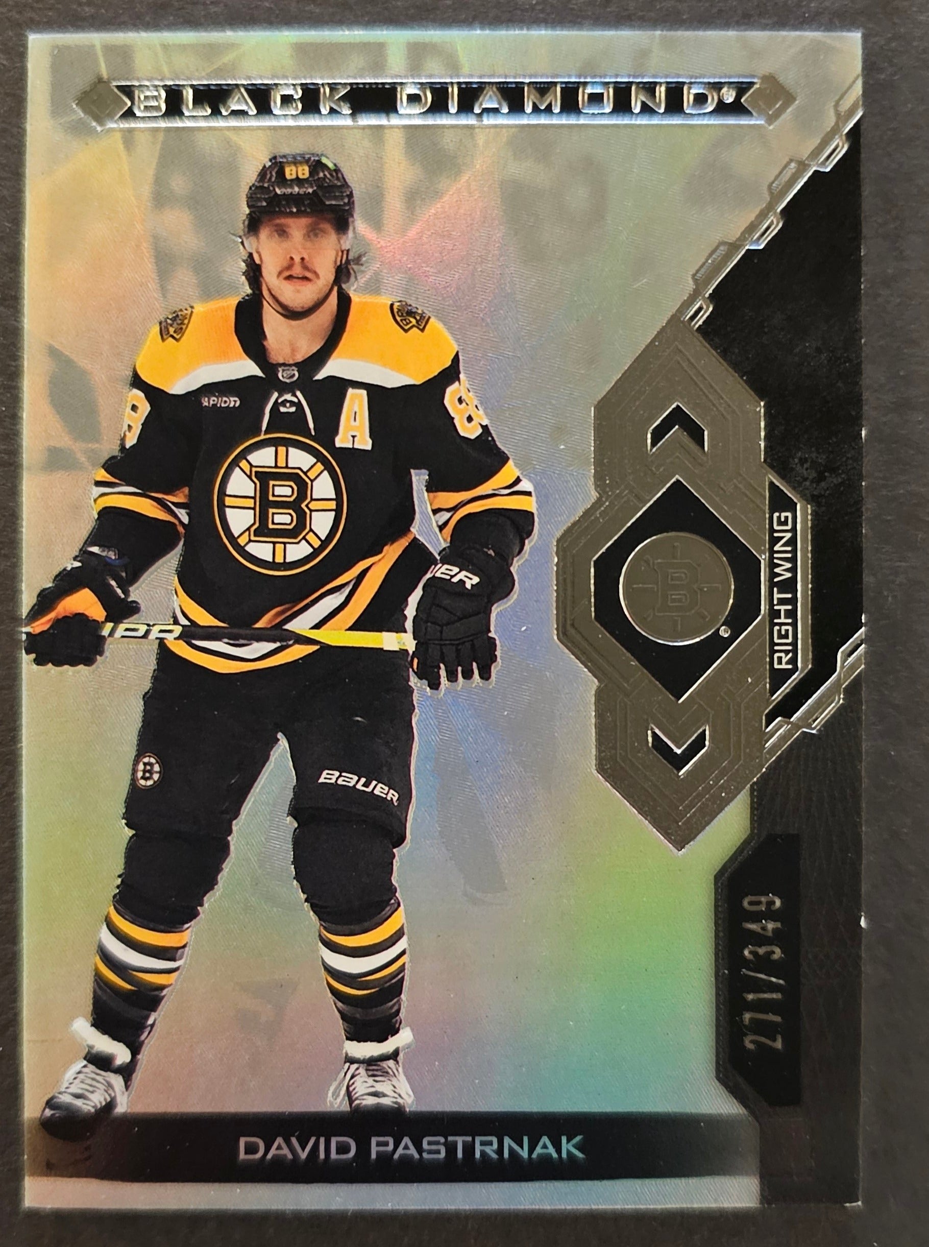 David Pastrnak Black Diamond Base /349 - 2022/23 Black Diamond