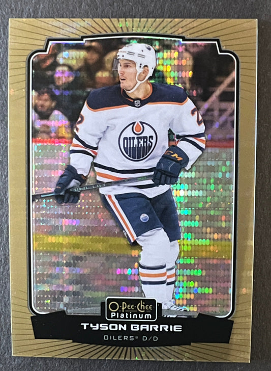 Tyson Barrie #186 Seismic Gold /50 - 2022/23 O-Pee-Chee Platinum