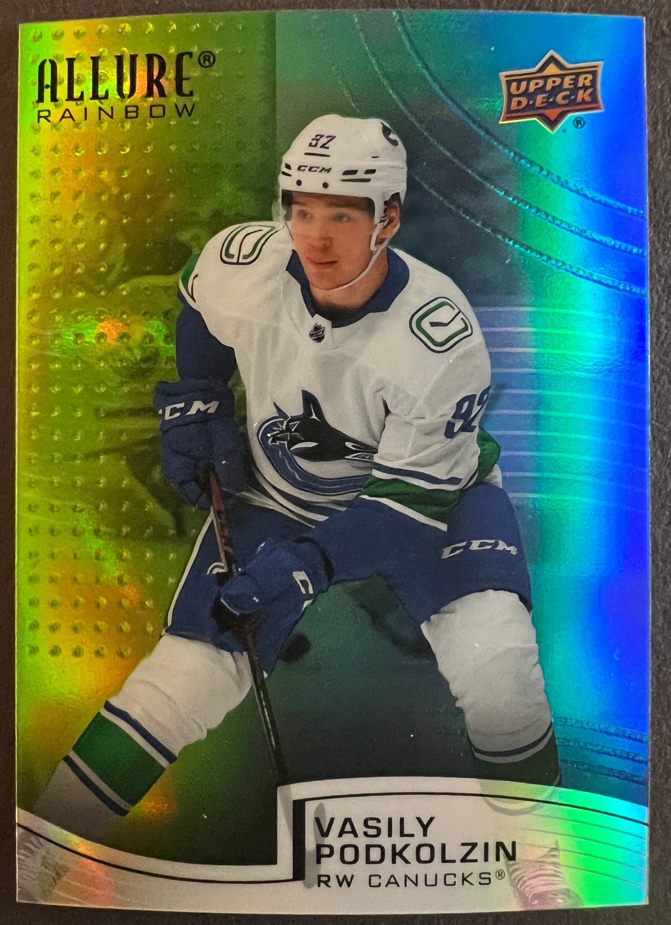 Vasily Podkolzin Green/Blue /299 - 2021/22 Allure – Pro Shop Sports