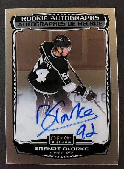 Brand Clarke Rookie Autographs - 2022/23 O-Pee-Chee Platinum