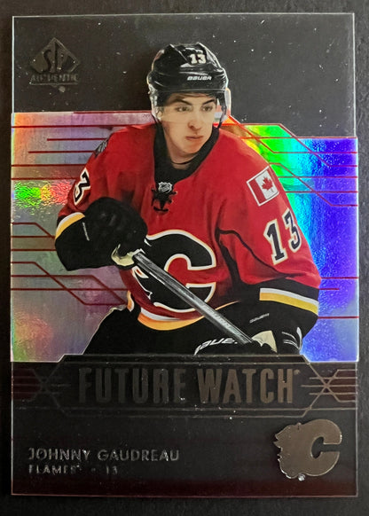 Johnny Gaudreau Retro Future Watch Acetate - 2022/23 SP Authentic