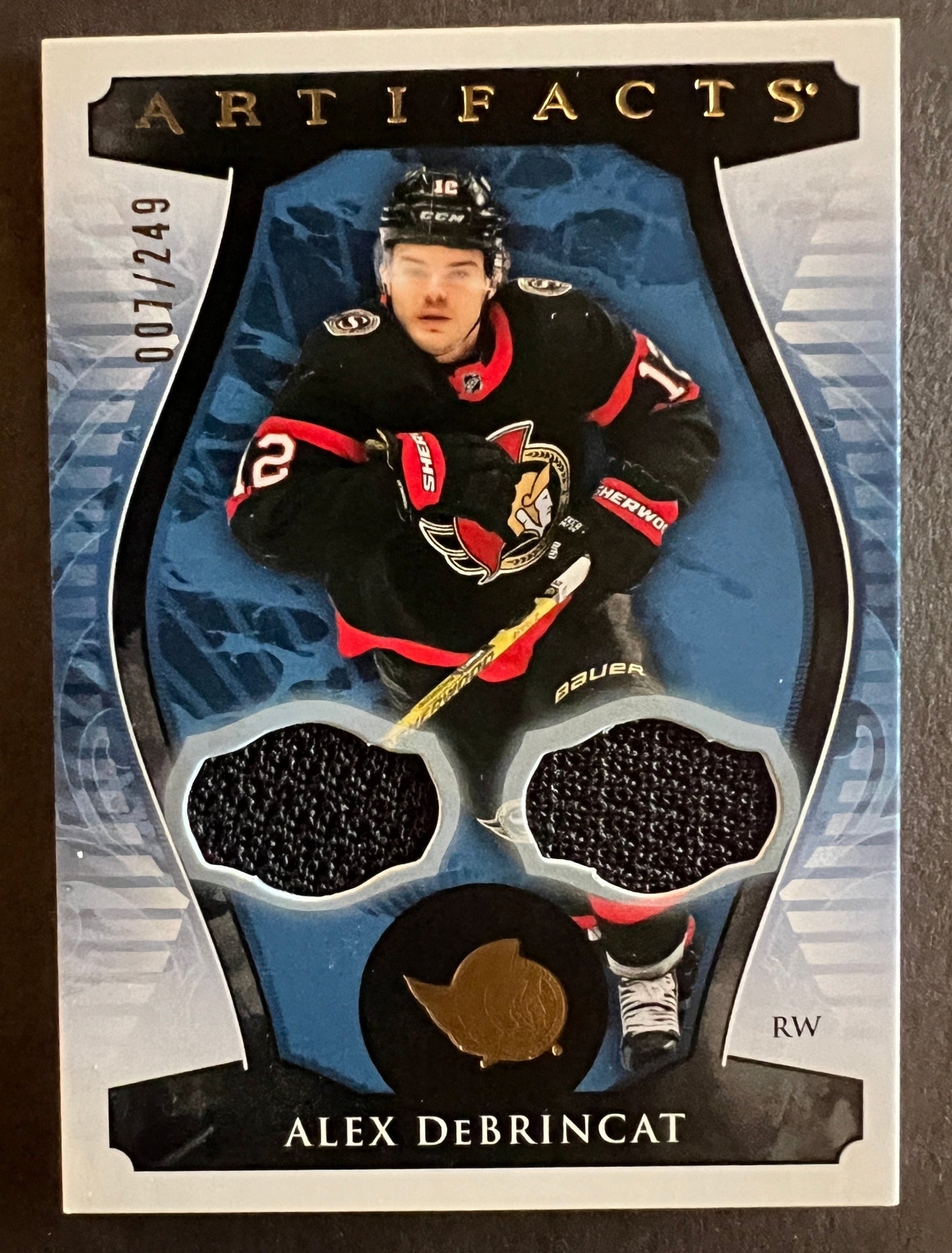 Alex DeBrincat Dual Jersey Copper /249 - 2023/24 Artifacts