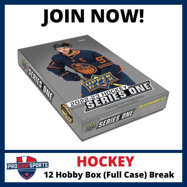 2022/23 Upper Deck Series One (1) Hockey Hobby Case Break #23108 - Random Team - Young Guns Hunt