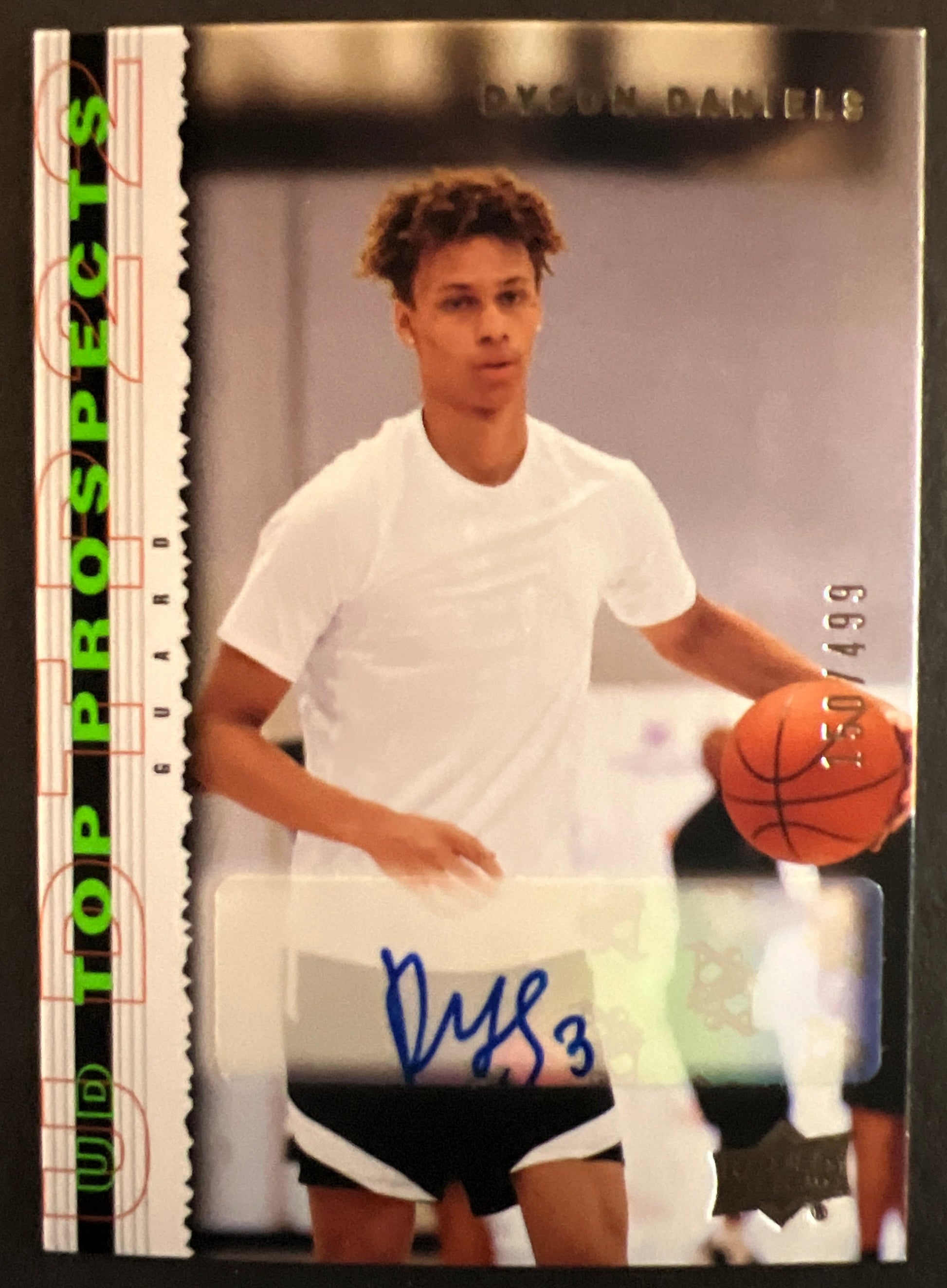 Dyson Daniels Top Prospects Auto /499 - 2022 Goodwin Champions