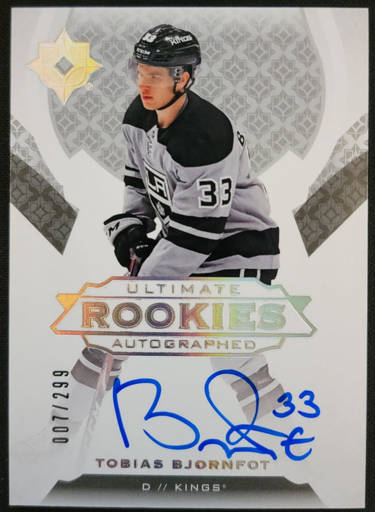 tobias bjornfot rookie auto card for sale