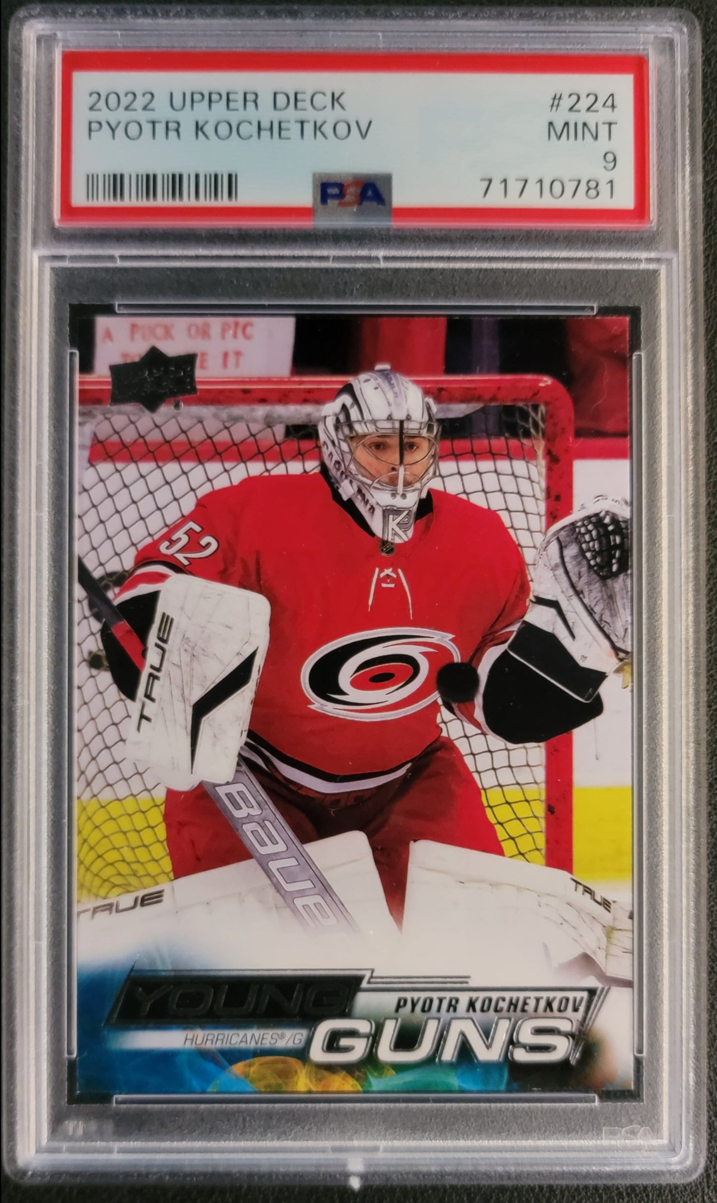 Pyotr Kochetkov Young Guns #224 (Rookie) Graded PSA 9 - 2022/23 UD Series 1