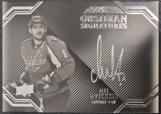 Alex Ovechkin Obsidian Signatures Autograph - 2016//17 UD Black