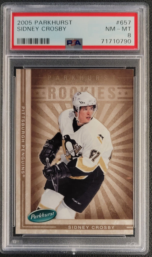 Sidney Crosby Parkhurst Rookie Graded PSA 8 - 2005/06 Parkhurst