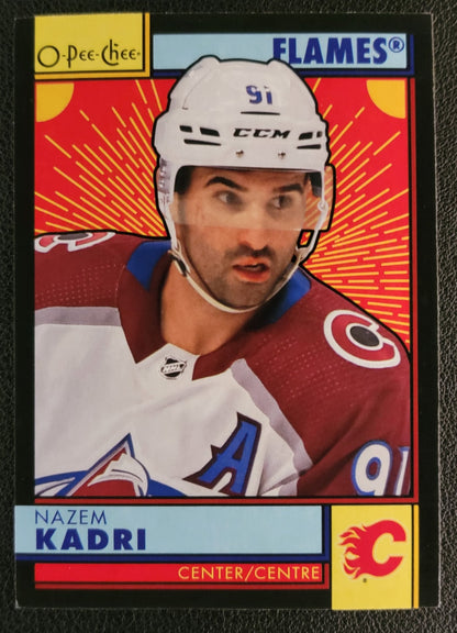 Nazem Kadri Retro Black Border 043/100 - 2022/23 O-Pee-Chee