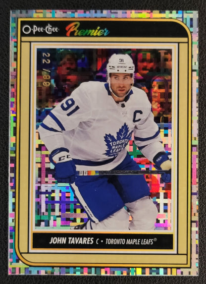 John Tavares Premier Diamond Rainbow 22/99 - 2022/23 O-Pee-Chee