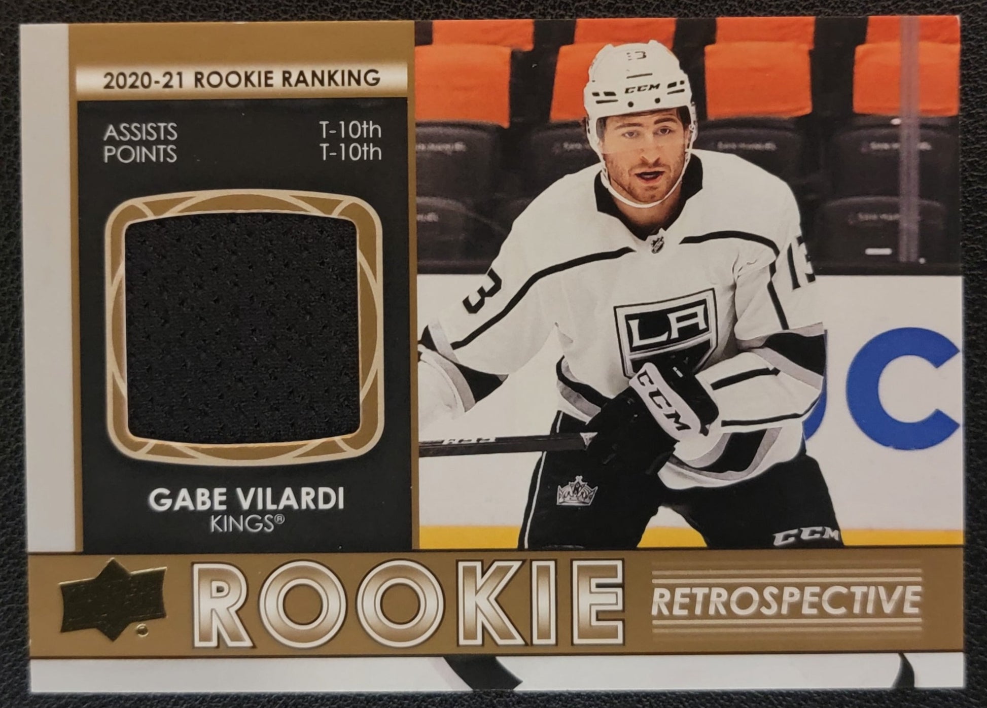 Gabe Vilardi Rookie Retorspective Jersey Gold - 2021/22 Series 1