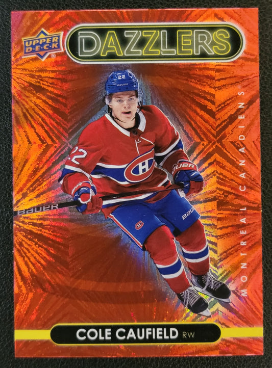 Cole Caufield Red Dazzlers - Rookie Year - DZ-25 - 2021/22 Series 1