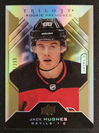 Jack Hughes Trilogy Rookie Premieres - Level 3 - 2019/20 Trilogy