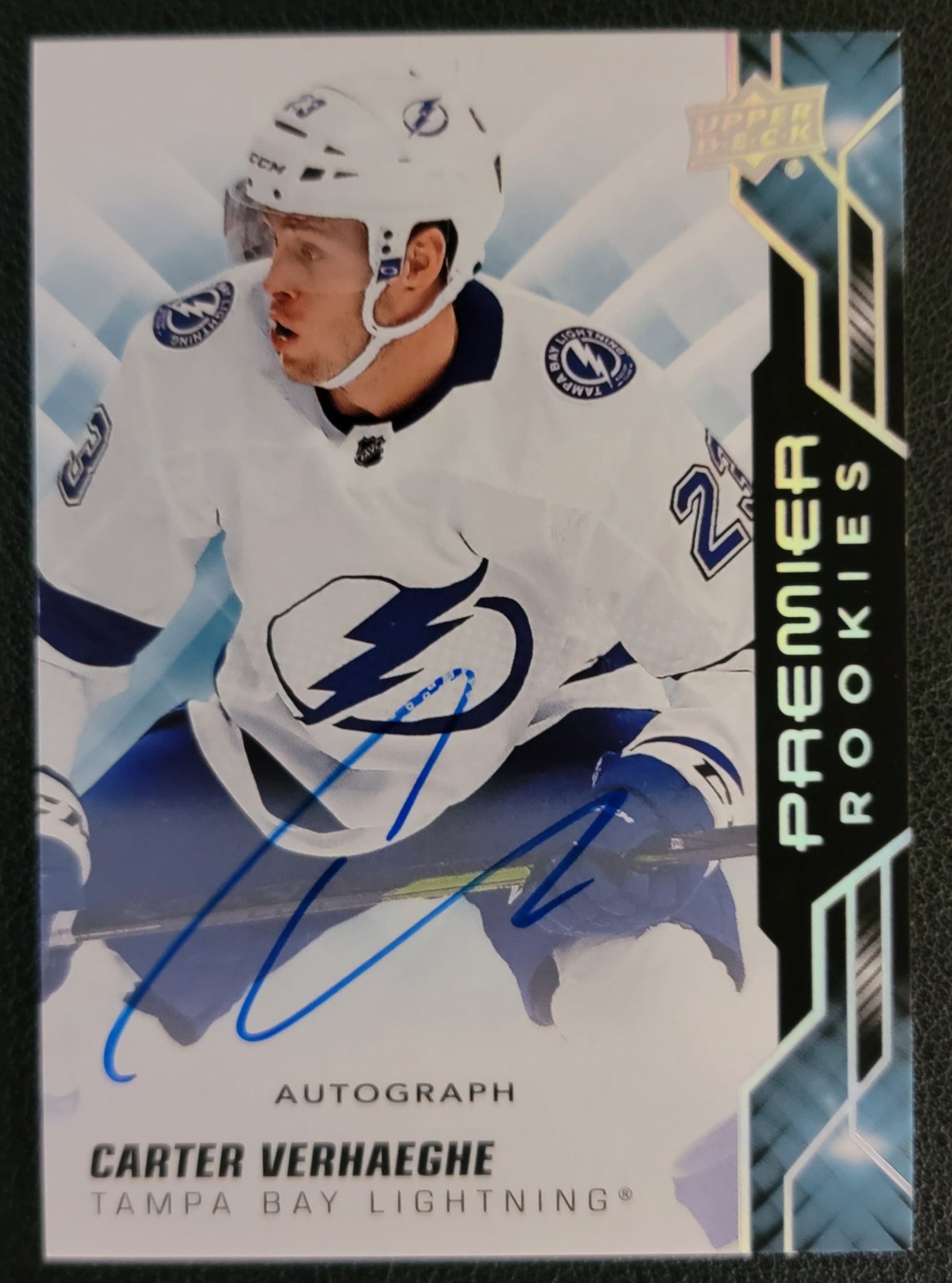 Carter Verhaeghe Premier Rookies Autograph - 2019/20 Premier